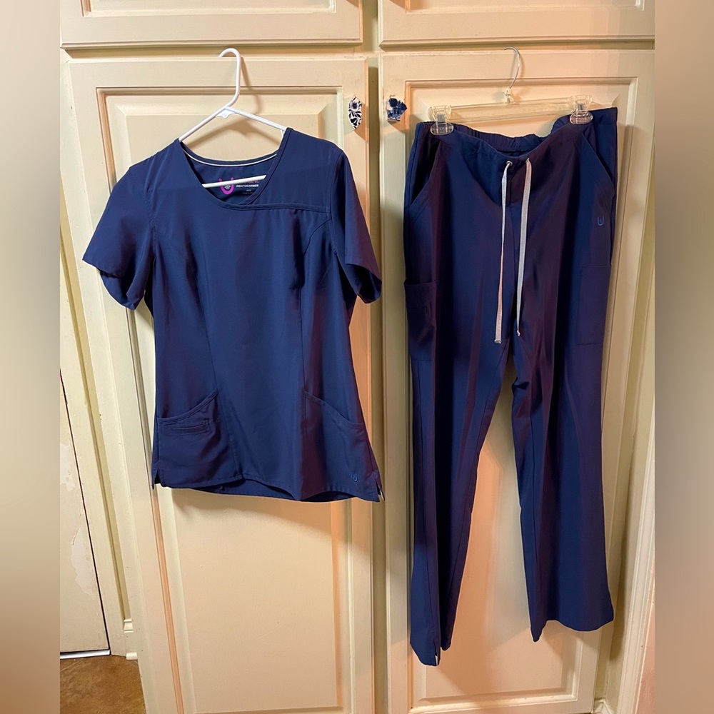 Navy Urbane Performance Scrub Set
